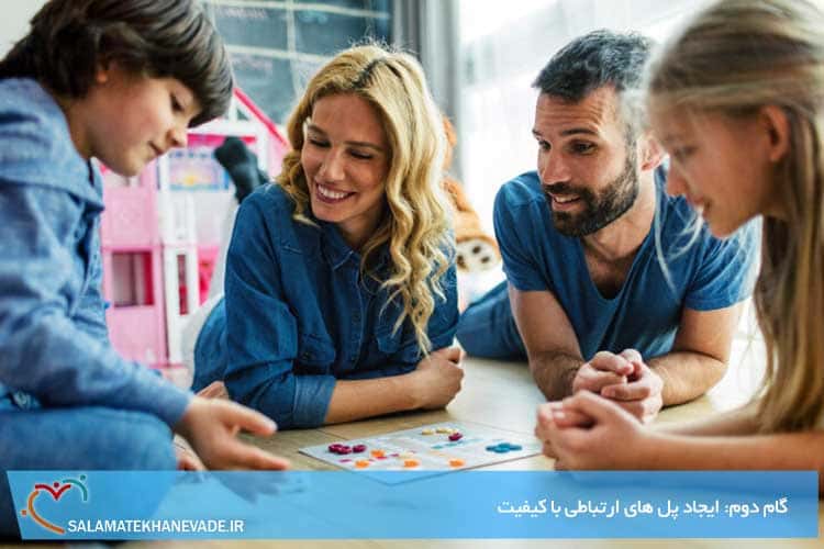 گام دوم: ایجاد پل های ارتباطی با کیفیت